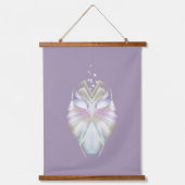 Tapisserie Suspendue Motif Oracle Owl Pastel Purple (Recto)