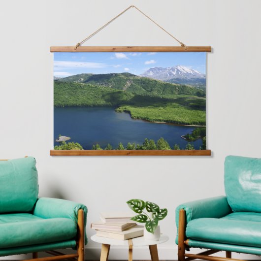 Tapisserie Suspendue Mount St Helens Coldwater Lake Scenic Landscape (Salon)