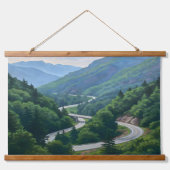 Tapisserie Suspendue Mountain Pass (Devant)