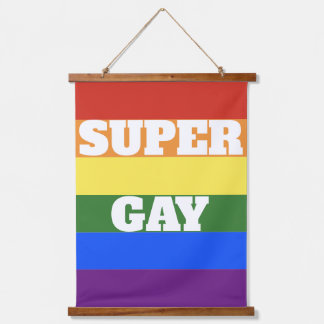 Tapisserie Suspendue Mur de drapeau super Gay pride suspendu