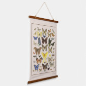 Tapisserie Suspendue Mur de papillons vintages (Angulaire)