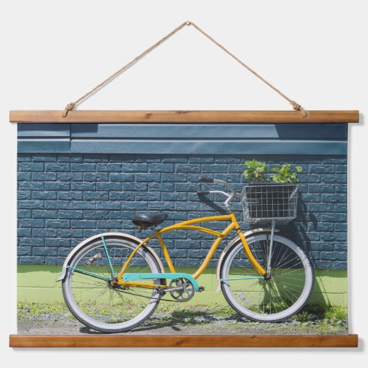 Tapisserie Suspendue Mur de vélo rustique (Devant)