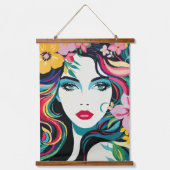 Tapisserie Suspendue Muse tropicale (Recto)