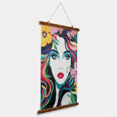 Tapisserie Suspendue Muse tropicale (Angulaire)