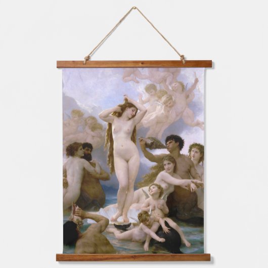 Tapisserie Suspendue Naissance de Vénus de William-Adolphe Bouguereau (Recto)