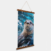 Tapisserie Suspendue Natation en Otter (Angulaire)