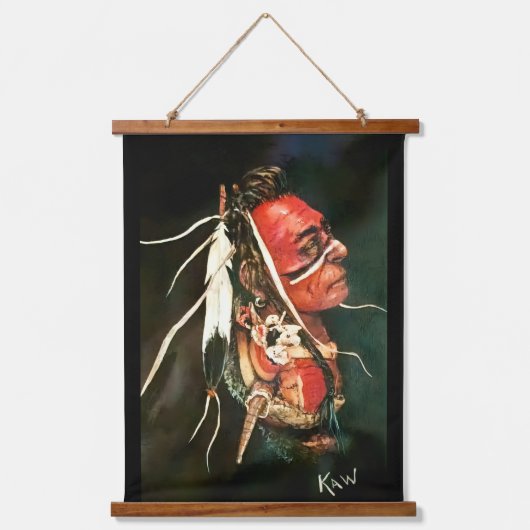 Tapisserie Suspendue Native "Kaw" original art  (Recto)