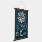 Tapisserie Suspendue Nautical Seashell Wall Tapestry  (Angulaire)