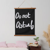 Tapisserie Suspendue Ne pas déranger l'art mural (Chambre à coucher)