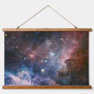 Tapisserie Suspendue Nébuleuse de la Carène Red & Blue Télescope Hubble