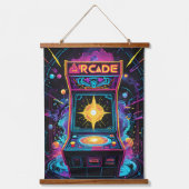 Tapisserie Suspendue Neon Retro 80s Arcade Game (Recto 2)