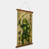 Tapisserie Suspendue Noble grenouille Samurai (Angulaire)