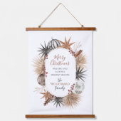 Tapisserie Suspendue Noël botanique Rustique séché par Terre (Recto)