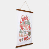 Tapisserie Suspendue Noël Chanukah hanoukka Wall Art (Angulaire)