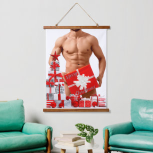 Tapisserie Suspendue Noël SlipperyJoe Cadeaux gay pride LGBTQIA envelop