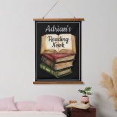 Tapisserie Suspendue Noeud de lecture noir (Chambre à coucher)