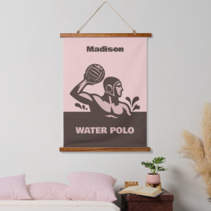 Tapisserie Suspendue Nom personnalisé Water Polo