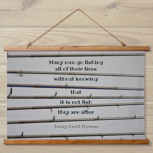 Tapisserie Suspendue Nombreux sont les hommes à aller pêcher des arbres