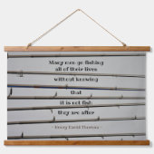 Tapisserie Suspendue Nombreux sont les hommes à aller pêcher des arbres (Devant)