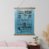Tapisserie Suspendue Notes de la mer (Chambre à coucher)