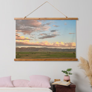 Tapisserie Suspendue Nuages à l'heure d'or de Namibie