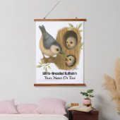 Tapisserie Suspendue Nuthatch à poitrine blanche (Chambre à coucher)