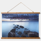 Tapisserie Suspendue Ocean Walkway fait de rochers (Devant)