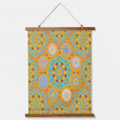 Tapisserie Suspendue Octo brightener arabesque maure style tangerine (Recto)