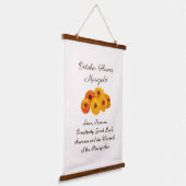 Tapisserie Suspendue Octobre Mois de naissance Fleur Marigold Elegant (Angulaire)