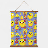 Tapisserie Suspendue OEufs de Pâques de Hatch Retro (Recto)