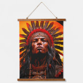 Tapisserie Suspendue Oeuvre d'art indienne Ai (Recto)