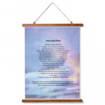 OEuvre murale intitulée Peace sweet Peace décor