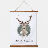 Tapisserie Suspendue Oh Christmas Deer  (Recto)