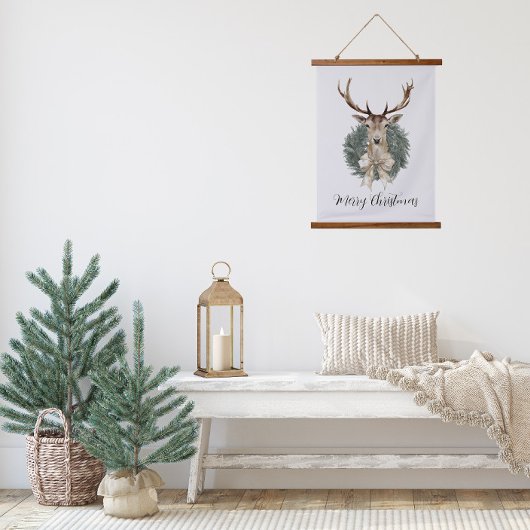 Tapisserie Suspendue Oh Christmas Deer 