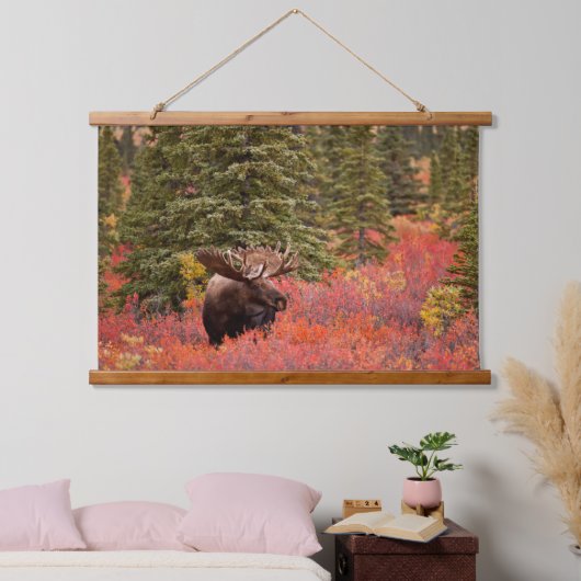 Tapisserie Suspendue Oie Taureau debout Dans Red Dwarf Birch (Chambre à coucher)