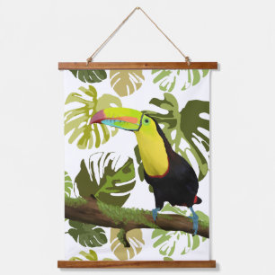 Tapisserie Suspendue Oiseau Toucan Dans La Jungle