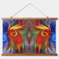 Oiseaux de feu Art Abstrait