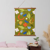 Tapisserie Suspendue Olive Meadow (Chambre à coucher)