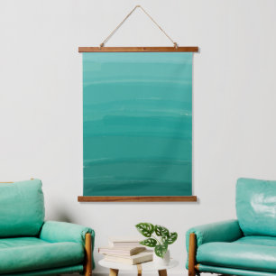 Tapisserie Suspendue Ombre de balayage vert