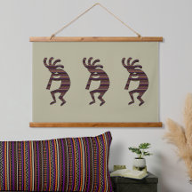 Orange Violet Tan Noir Sud-Ouest Kokopelli