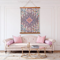 Oyster rose Anatolim Motif turc Kilim Rug