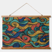 Tapisserie Suspendue Paisley haché (Devant)