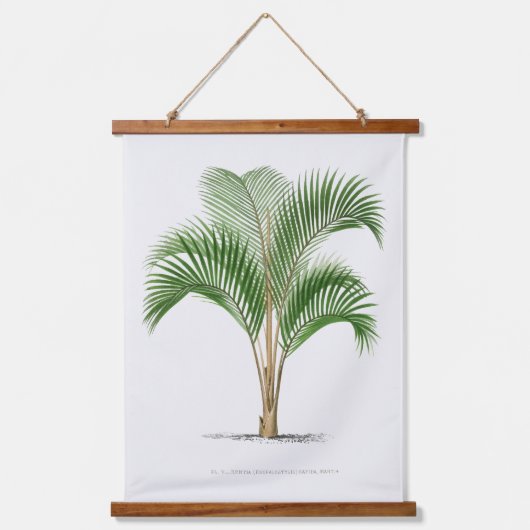 Tapisserie Suspendue Palm Print -Pieter Joseph de Pannemaeker 1832-1904 (Recto)