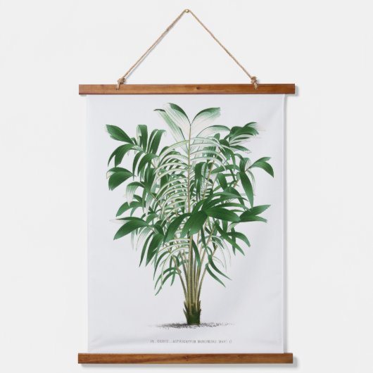 Tapisserie Suspendue Palm Print -Pieter Joseph de Pannemaeker 1832-1904 (Recto)