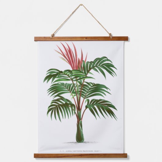 Tapisserie Suspendue Palm Print -Pieter Joseph de Pannemaeker 1832-1904 (Recto)
