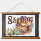 Tapisserie Suspendue Panneau de couverture de cactus du désert du salon (Devant)