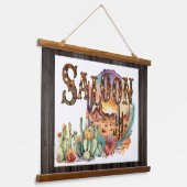 Tapisserie Suspendue Panneau de couverture de cactus du désert du salon (Angulaire)