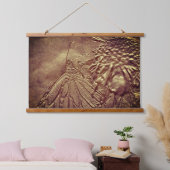 Tapisserie Suspendue Papillon Sculpté En Art Brown Nature (Chambre à coucher)