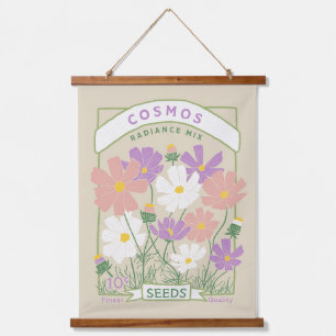 Tapisserie Suspendue Paquet de semences Cosmos Flowers