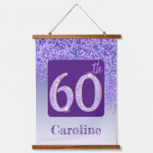 Tapisserie Suspendue Parties scintillant décorative violette 2 Photos 6 (Recto 2)